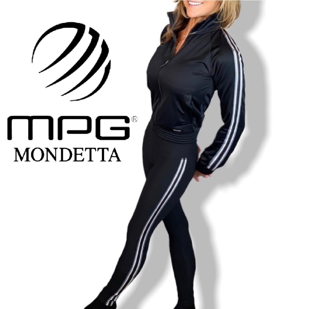 MPG Mondetta Athletics 2-Piece Track Jogging Suit—Jacket and Pants Small